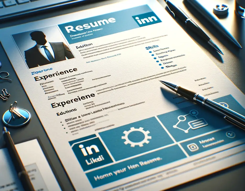 how do i put linkedin on my resume