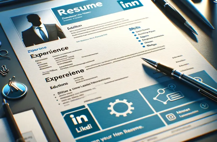 how do i put linkedin on my resume