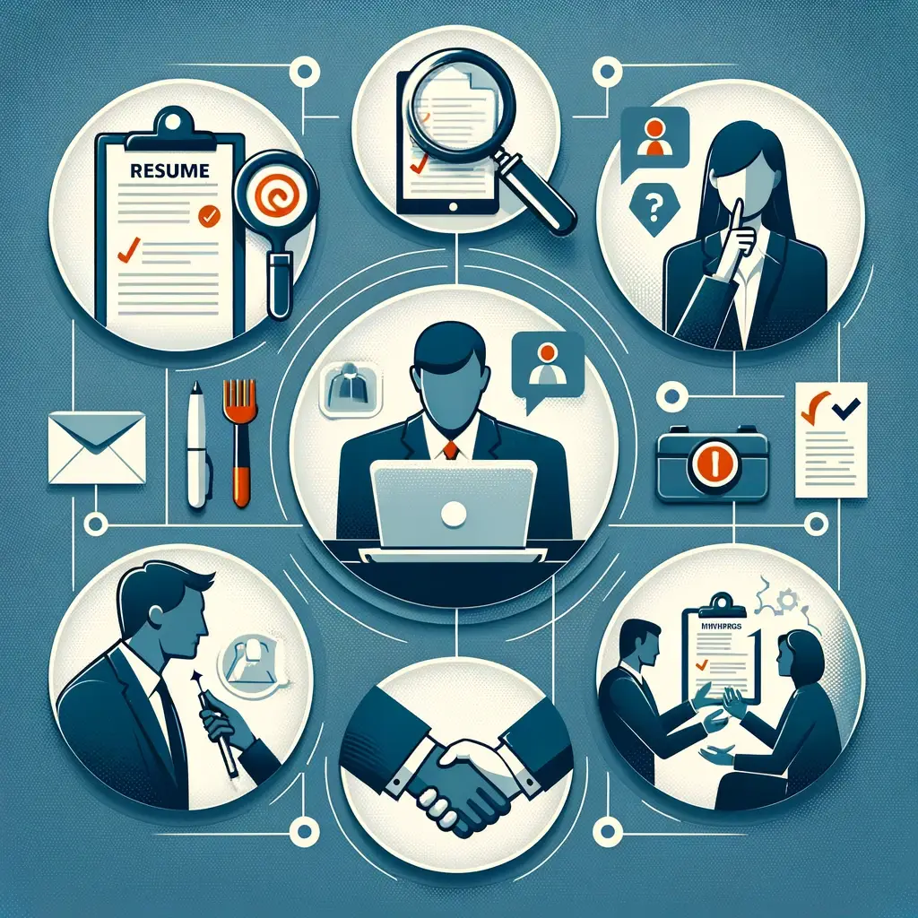 what are the stages of career hunt